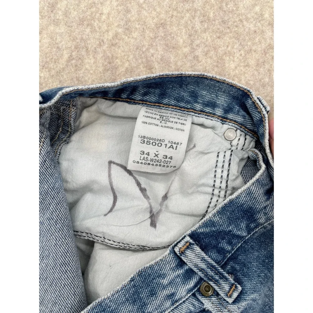 Vintage Wrangler Cutoff Denim Shorts 34 Frayed Raw Hem Blue Jean Shorts